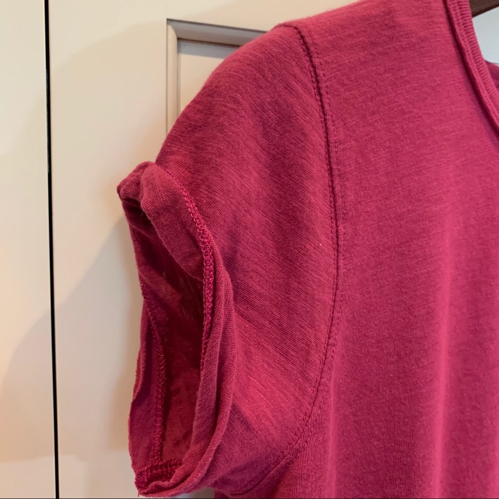 Free People Magenta T-Shirt - Picture 4 of 9